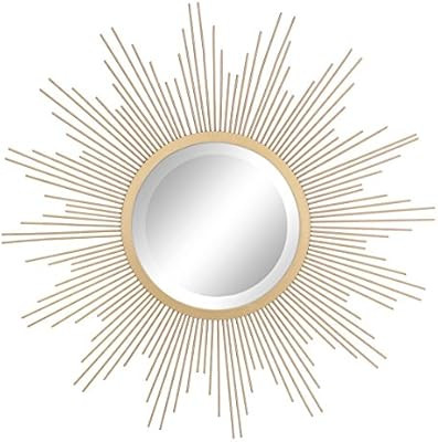 Stonebriar Sunburst Wall mirror, 24 Inch, Gold | Amazon (US)