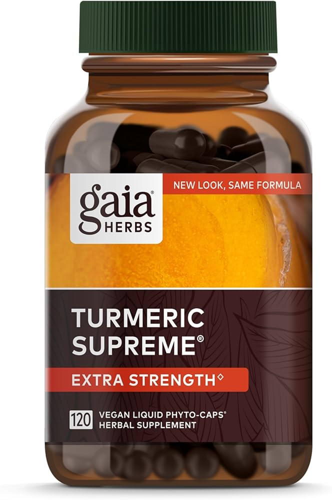 Gaia Herbs Turmeric Supreme Extra Strength - Helps Reduce Occasional Swelling from Normal Wear & ... | Amazon (US)