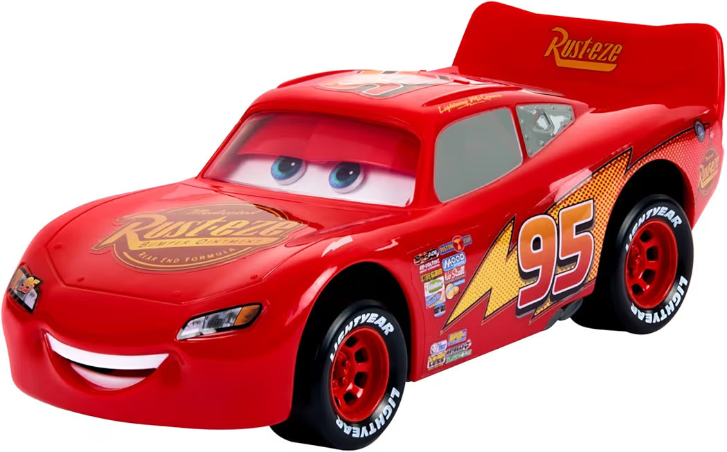 Mattel Disney Pixar Cars Moving Moments Toy Car with Eyes & Mouth that Move, Lightning McQueen Ra... | Amazon (US)