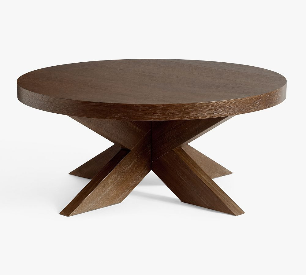 Modern Farmhouse Round Coffee Table (44") | Pottery Barn (US)