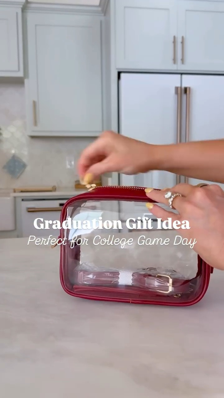Graduation gift idea for the student off to college! 🎓

This is a graduation gift idea they will actually use! Clear stadium bags are a must for game day! Fill them with accessories in their new team colors, plus some gift cards + cash. It’s so thoughtful! 

#graduationgifts #gradgift #collegebound #giftsforher #amazonfavorites 

#LTKmomlife #LTKKids #LTKSeasonal
