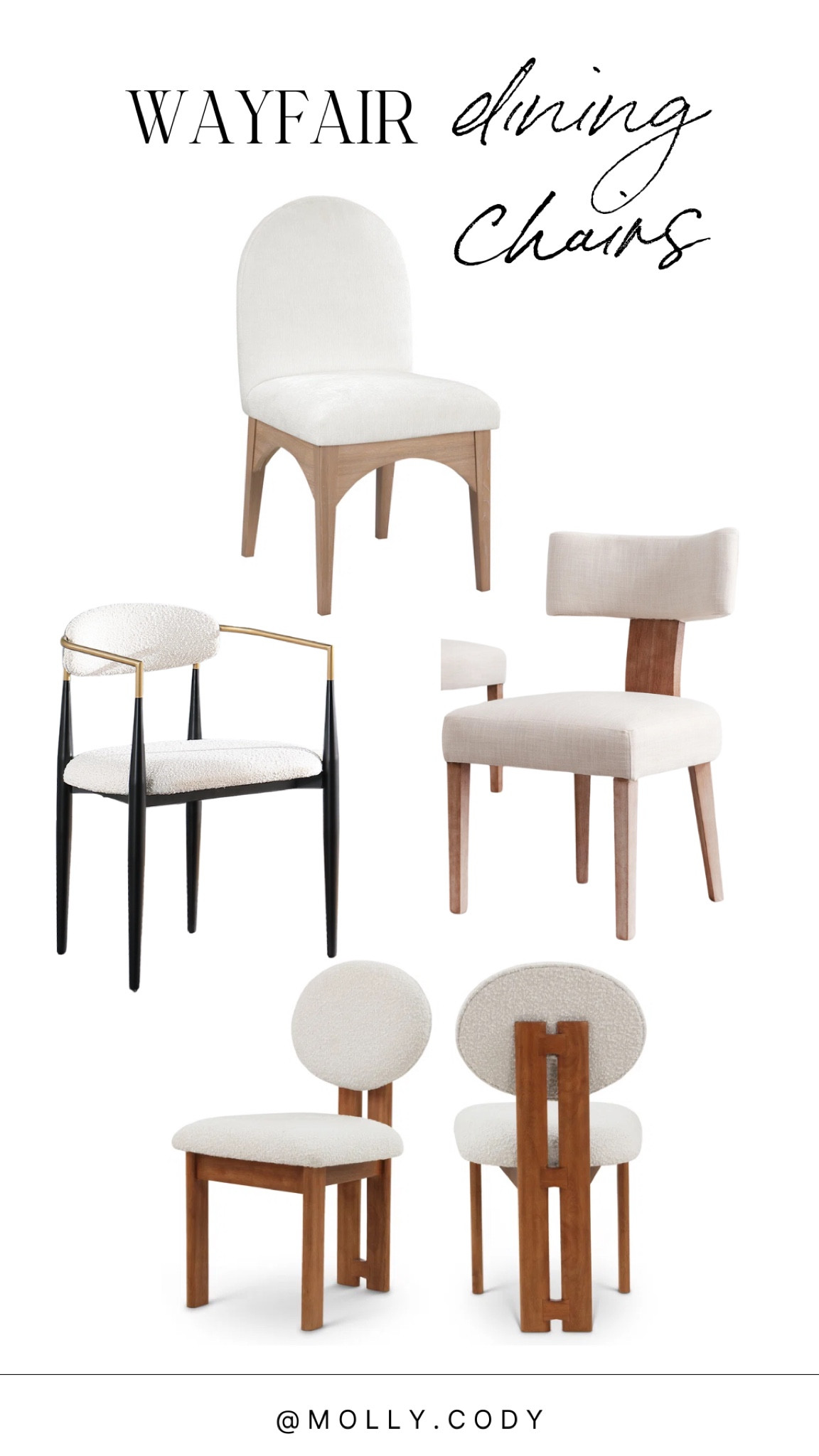 Neutral modern / warm organic dining chair options from wayfair 

#LTKSeasonal #LTKStyleTip #LTKHome