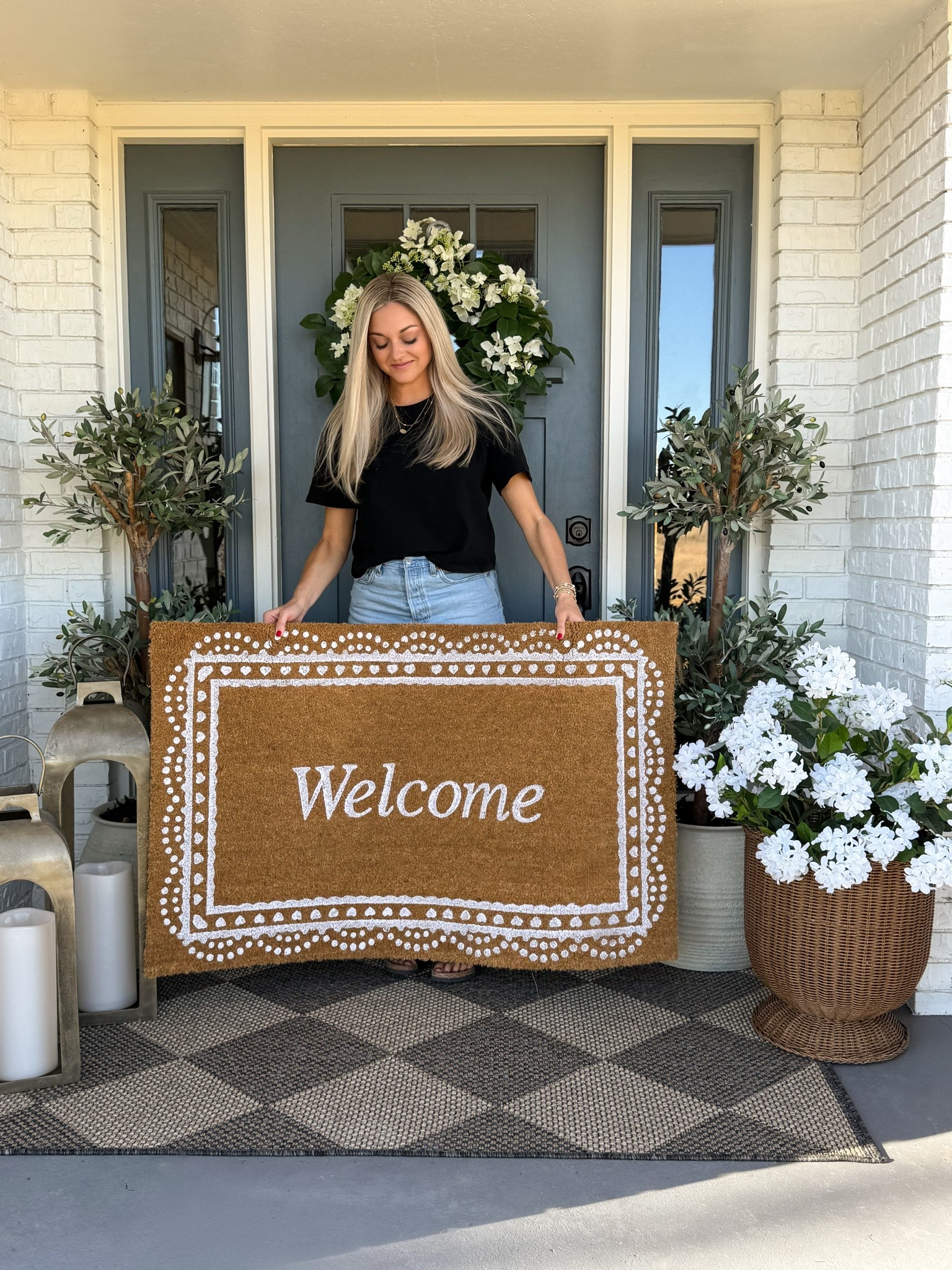 Walmart Welcome Mat. 

#LTKHome #LTKSeasonal