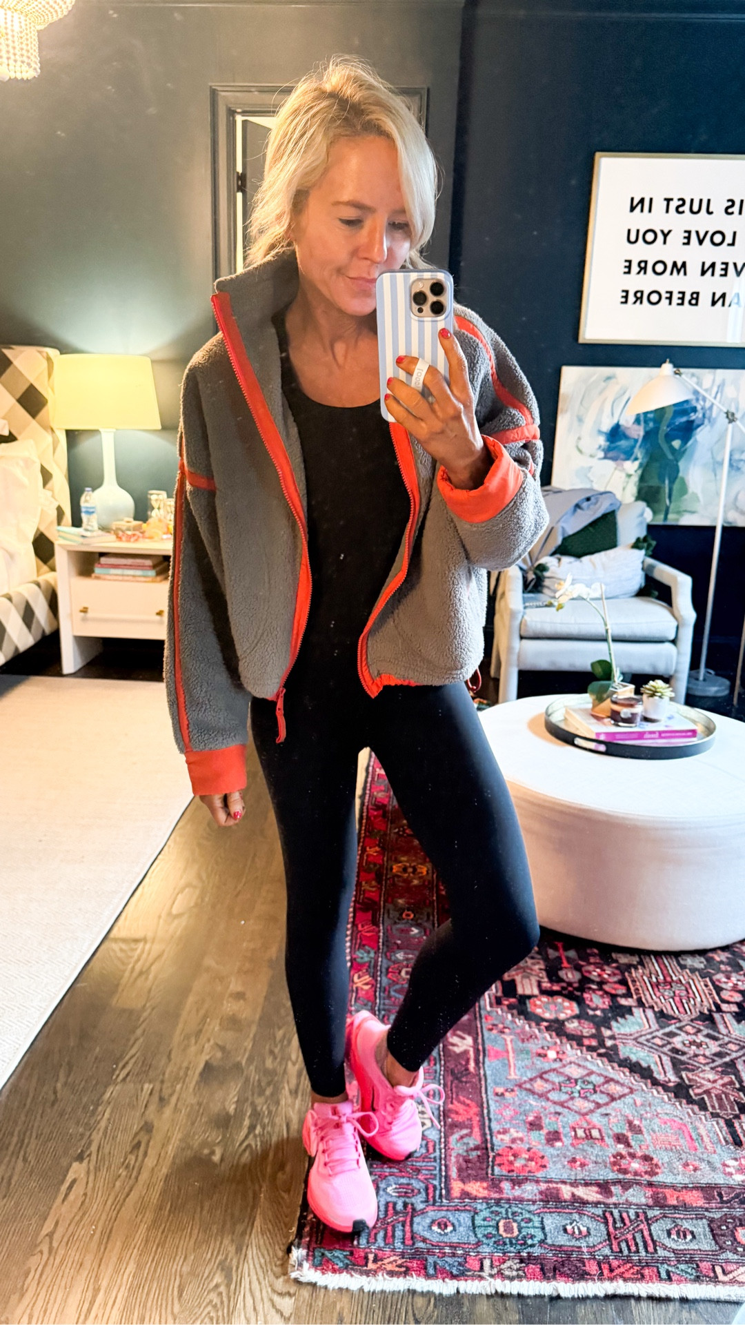 Wednesday workout wear! XS in tank and leggings • small in fleece! 

#LTKActive #LTKgrwm #LTKOver40