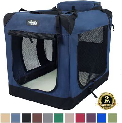 EliteField 3-Door Collapsible Soft-Sided Dog Crate | Chewy.com