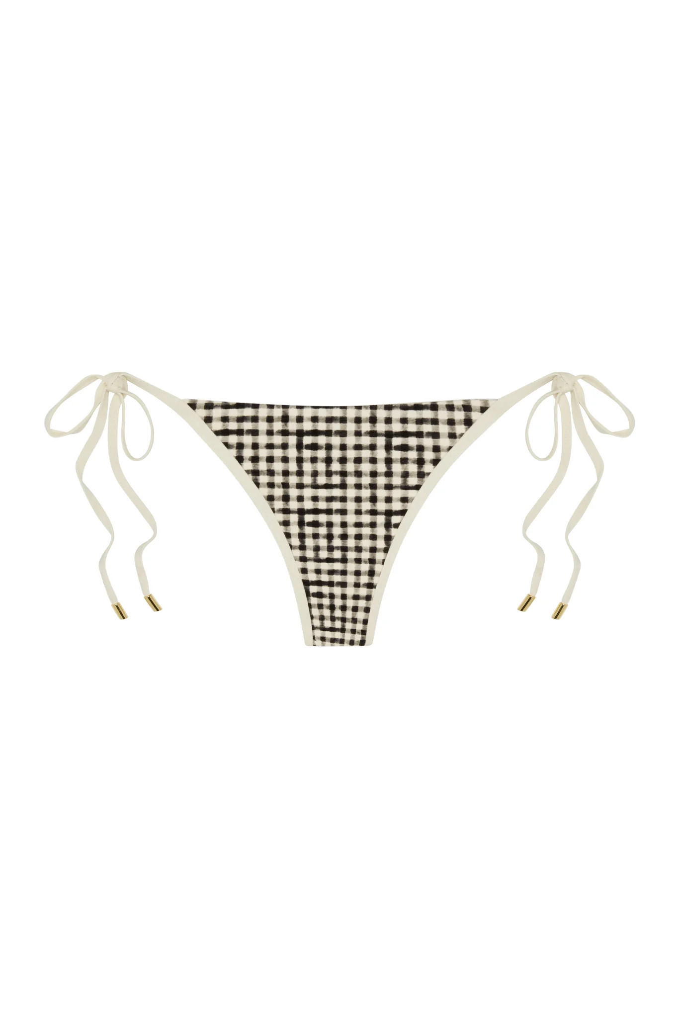 Le Marais Bottom - Black Gingham | Monday Swimwear