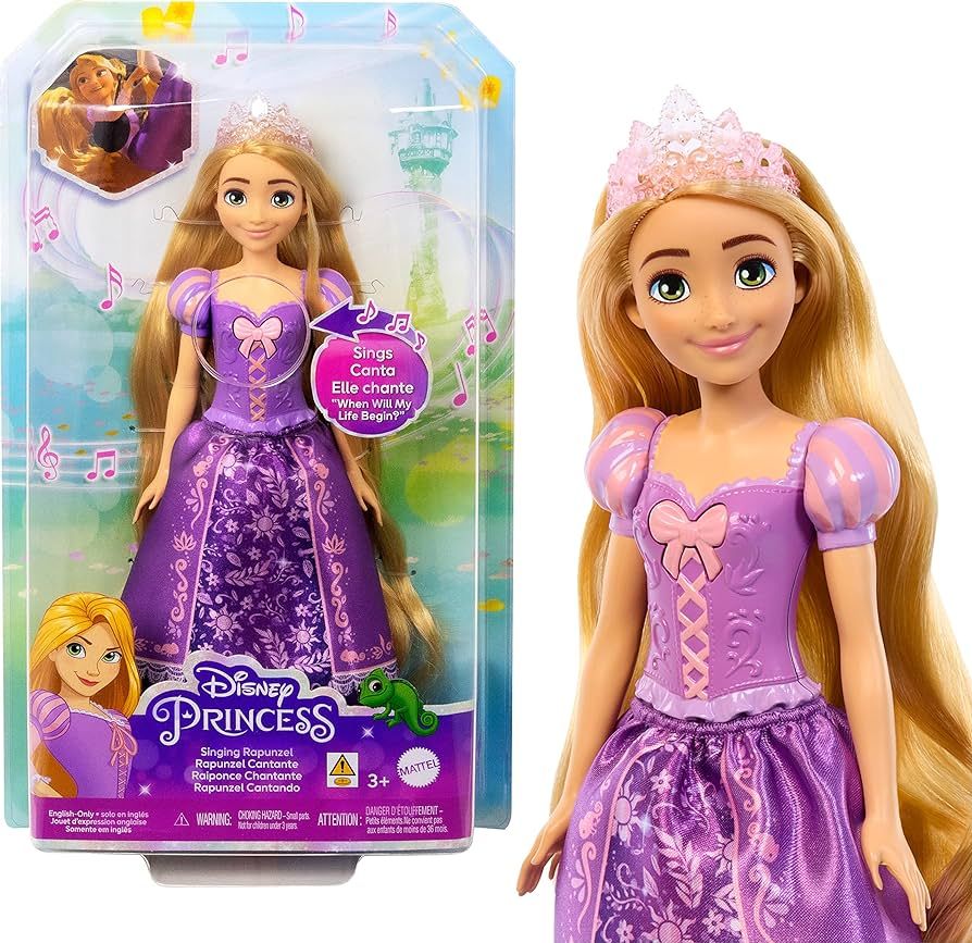 Mattel Disney Princess by Mattel Singing Rapunzel Doll in Signature Clothing, Sings “When Will ... | Amazon (US)
