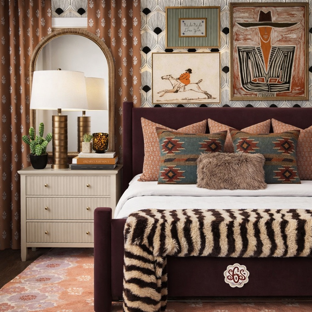 She’s from Texas… I can tell by the way her room looks 🤠✨

This space feels like Ella Langley & Briley King went shopping together — a little western, a little wild, and FULL of personality— and best of all, on an Amazon budget!

Moody burgundy, desert patterns, vintage art, and that zebra moment at the foot of the bed = the perfect mix of cozy + cowgirl chic.

Everything is linked on my LTK for y’all 🤎

#LTKKids #LTKHome #LTKSeasonal