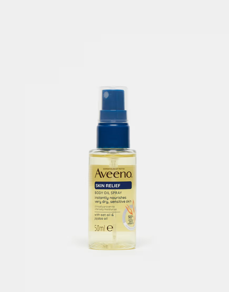 Aveeno Skin Relief Body Oil Spray 50ml-No colour | ASOS (Global)