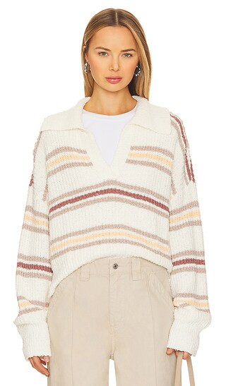 Kennedy Pullover in Ivory Oak Combo | Revolve Clothing (Global)