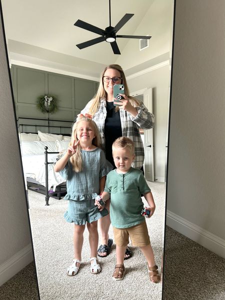 Church OOTD for mid-size mom and toddlers. I love my daughter’s set from Target, and I just found these sandals and jewelry sets from Universal Thread that I couldn’t pass up! 
Everything is TTs and my sizes/stature are listed in my profile for reference.

#LTKSeasonal #LTKfamily #LTKkids