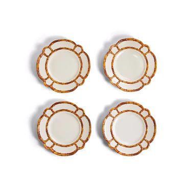 Bamboo Melamine Dinner Plates | Cailini Coastal