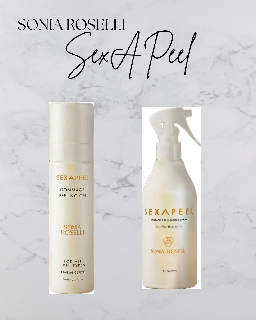 The Secret to Smooth Skin (Without the Redness!) ✨

If you have sensitive or rosacea-prone skin, stop scrubbing! I’ve switched to the Sonia Roselli Sexapeel Kit and my skin barrier has never been happier.

• Sexapeel Gommage Peeling Gel: For a gentle, acid-free face exfoliation.

• Sexapeel Spray: For instant, "oddly satisfying" body exfoliation from head to toe.

Why I love it:
• No Acids, No Irritation: It gently rolls away dead skin without the sting.

• Safe for Reactive Skin: Specifically designed for those of us with rosacea or sensitive barriers.

• Instant Results: You can literally see the dead skin pilling off as you use it! 
@soniarosellistyle 

#LTKgrwm #LTKselfcare #LTKdayinmylife