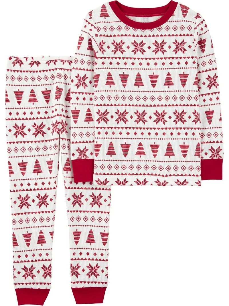 Carter's Child of Mine Toddler Holiday Pajama Set, 2-Piece, Sizes 12M-5T | Walmart (US)