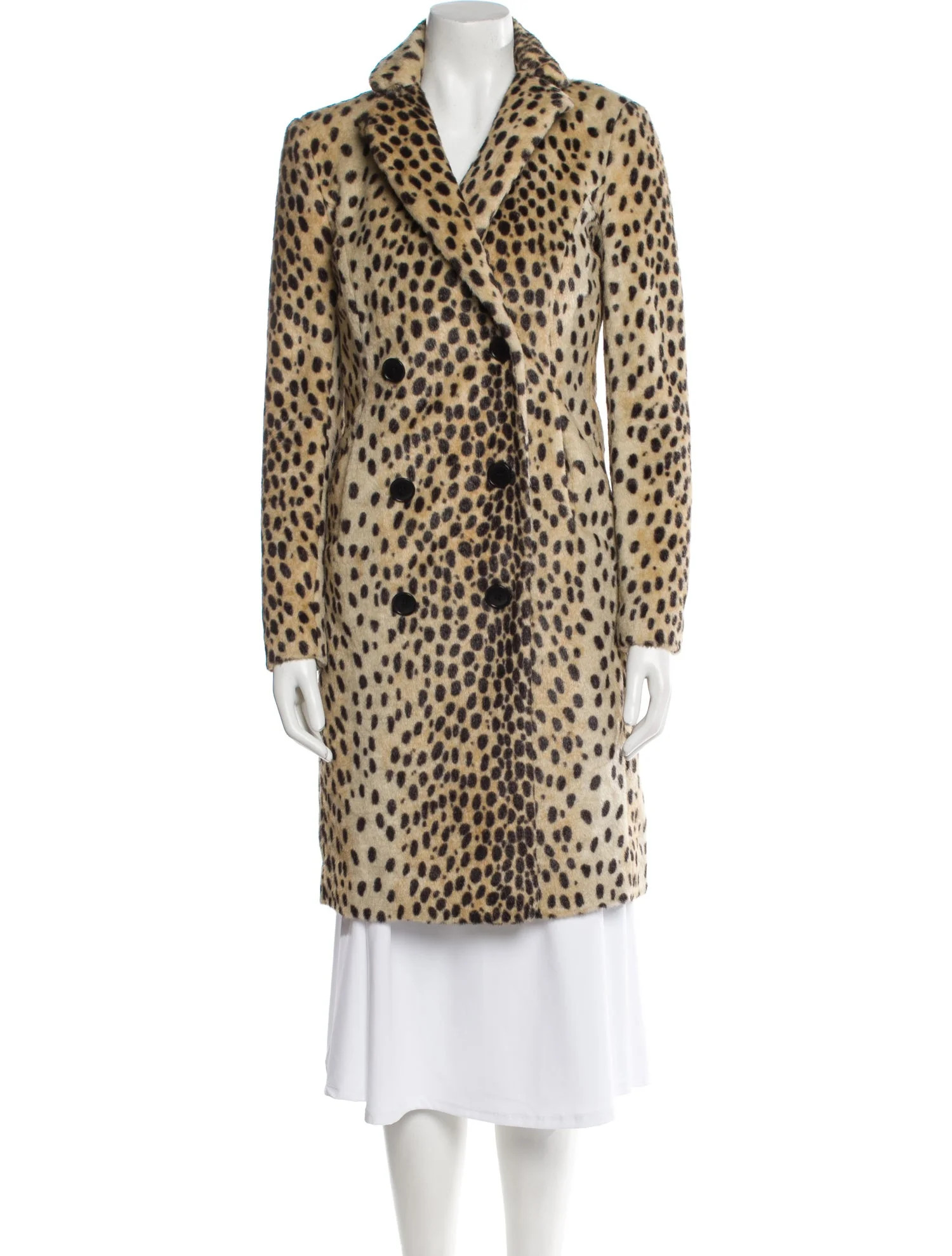 By Malene Birger Animal Print Faux Fur Coat - Neutrals Coats, Clothing - WMB42288 | The RealReal | The RealReal