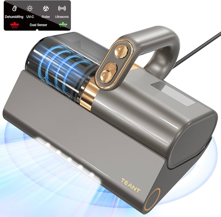 Mattress Vacuum Bed Vacuum Cleaner with 253.7nm UV-C Light, HEPA Filter & 140℉ Heating, 500W & ... | Amazon (US)