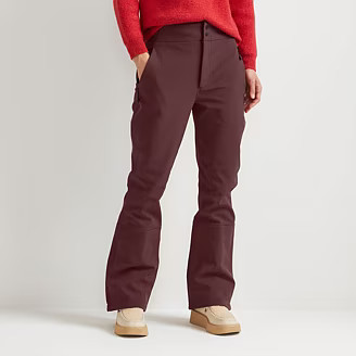 Women's Alpenglow High-Rise Waterproof Ski Pants | Eddie Bauer - US