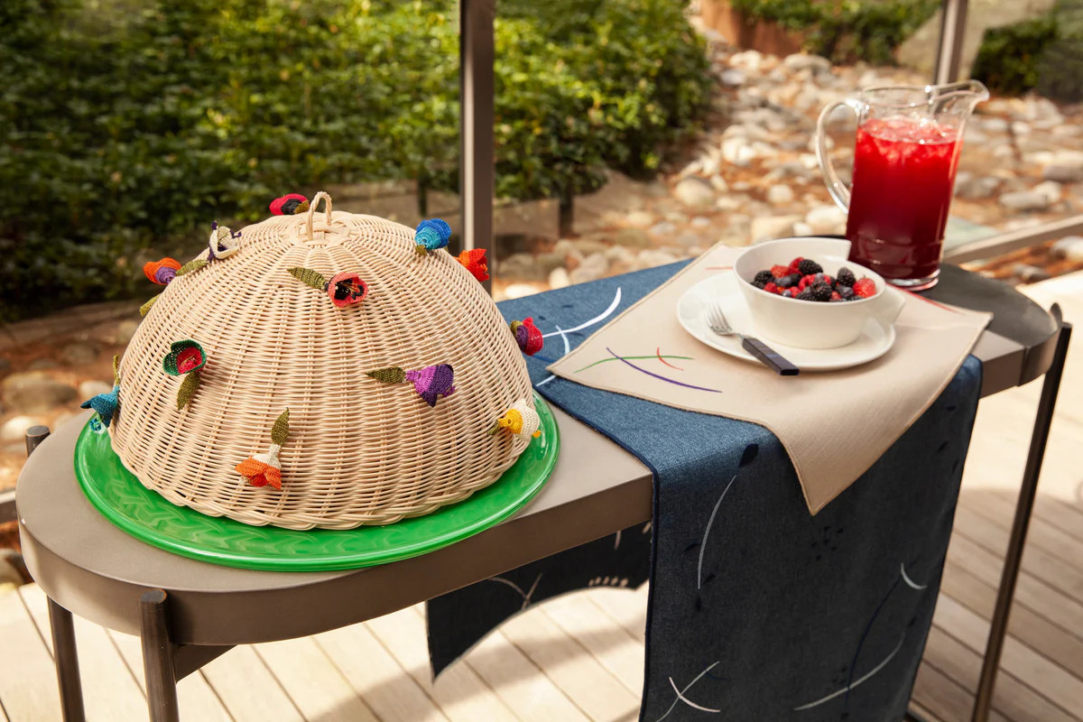 Oya Rattan Cake Dome | Over The Moon