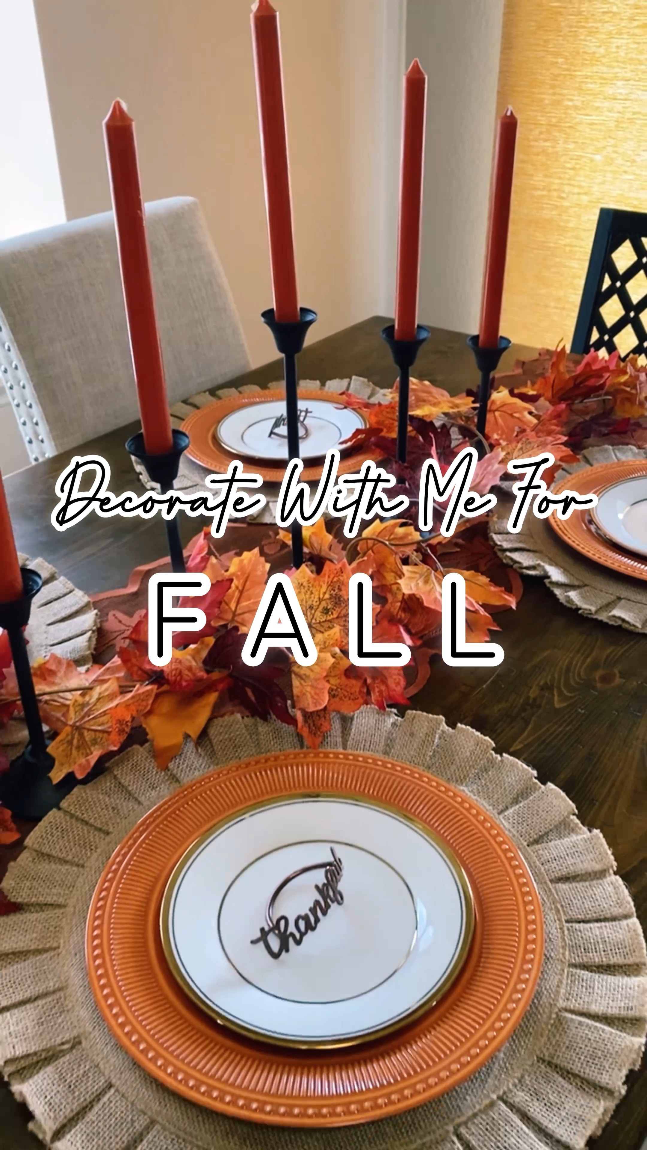 Fall decor // fall decorations // coffee table decor // dining room table decor // autumn decor 🧡🍂🍁

#LTKhome #LTKSeasonal #LTKunder50