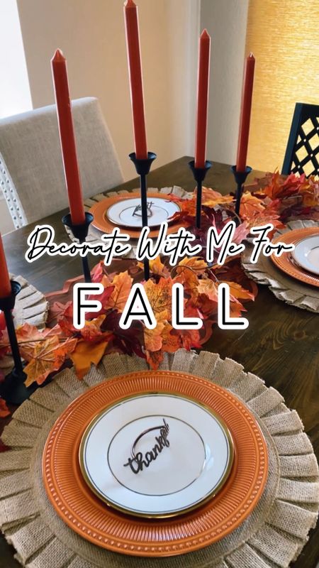 Fall decor // fall decorations // coffee table decor // dining room table decor // autumn decor 🧡🍂🍁

#LTKhome #LTKSeasonal #LTKunder50