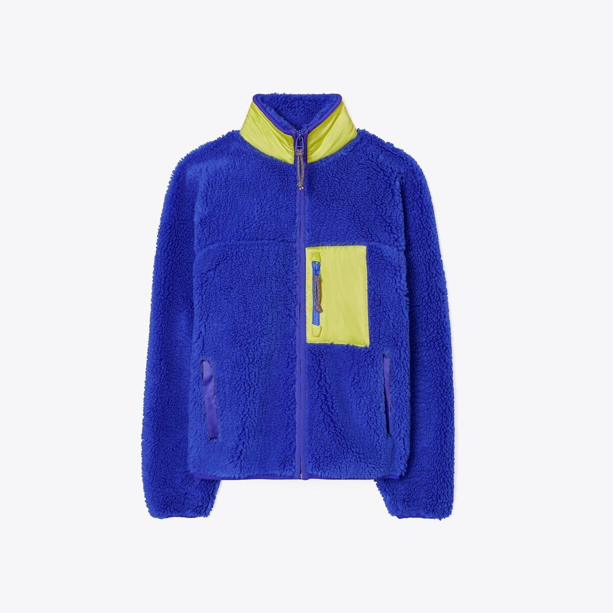 High-Pile Fleece Zip Jacket | Tory Burch (US)