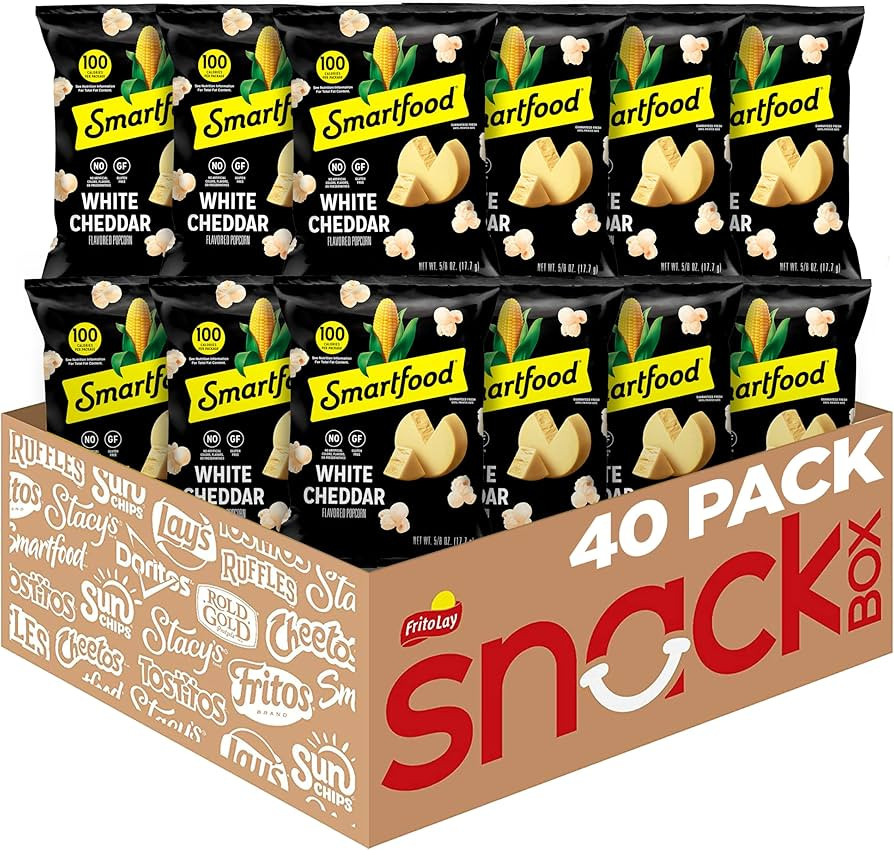 Amazon.com: Smartfood Popcorn, White Cheddar, 0.625 Ounce (Pack of 40) | Amazon (US)