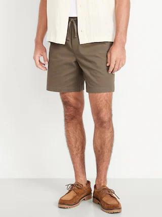 Twill Jogger Shorts -- 7-inch inseam | Old Navy (US)