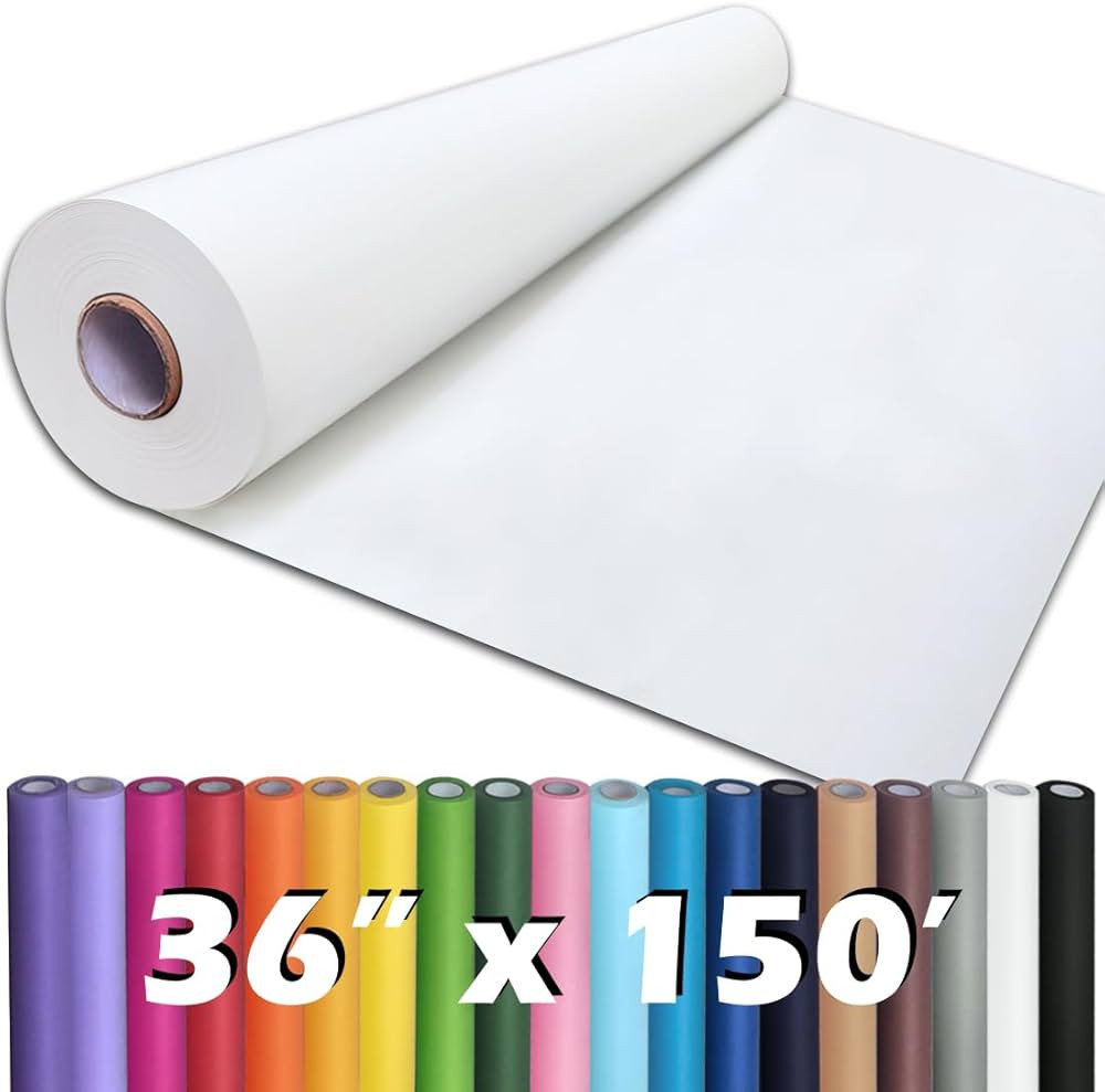 PerkHomy White Kraft Paper Roll 36" x 1,800" (150') for Gift Wrapping Bouquet Flower Art Painting... | Amazon (US)