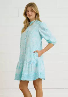 Crown & Ivy™ Sewing Down South x Crown & Ivy™ Brooke Three Quarter Sleeve Printed Dress with ... | Belk