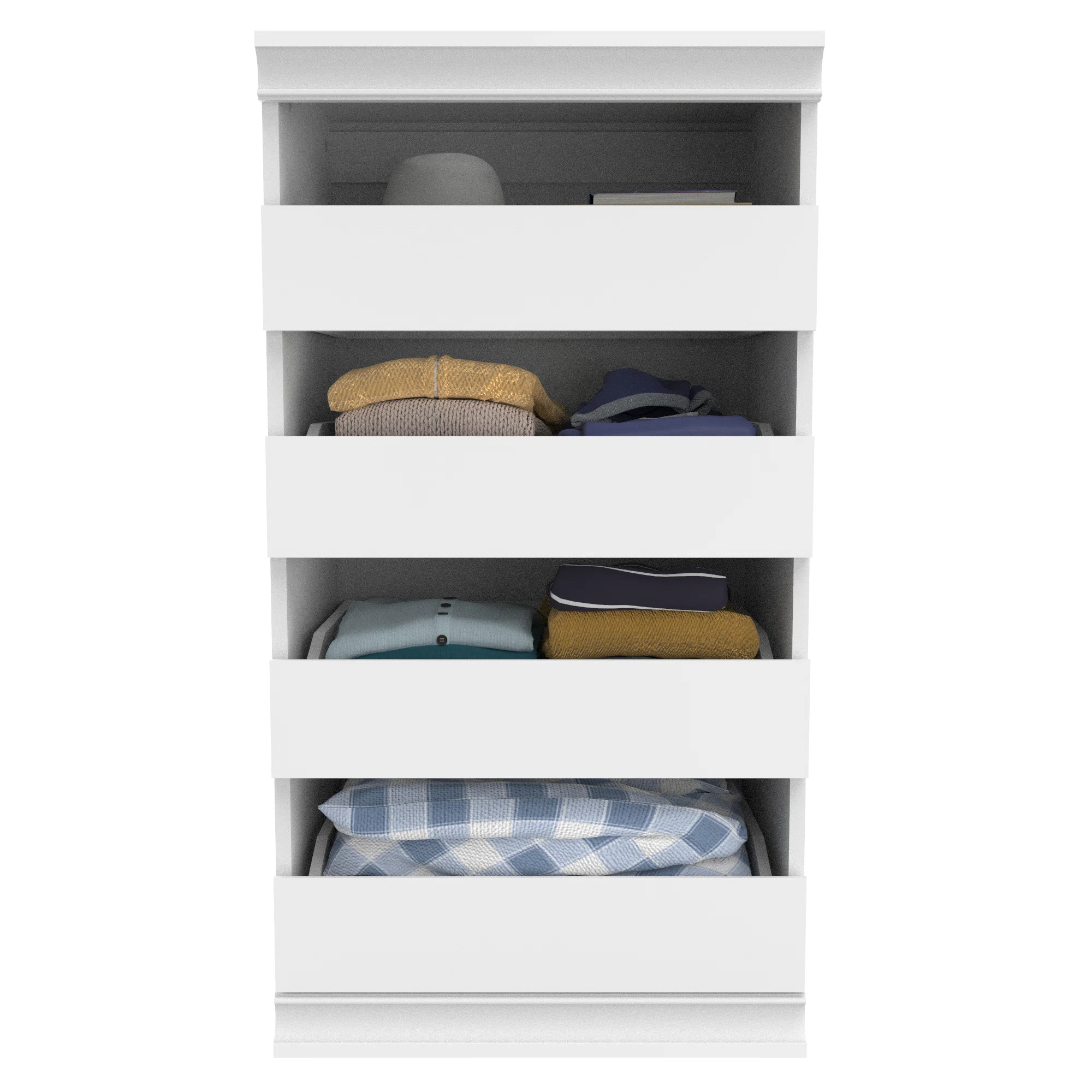 Modular Storage 21.38" W 4-Drawer Unit | Wayfair North America