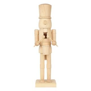 14" DIY Wood Drummer with Small Drum Nutcracker Accent by Make Market® | Michaels Stores