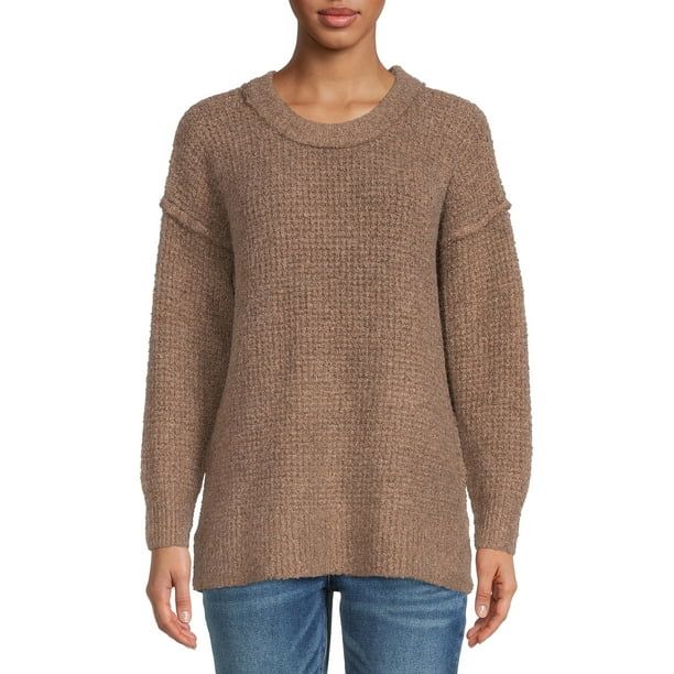 Bohemian Rose Women's Crewneck Tunic Sweater - Walmart.com | Walmart (US)