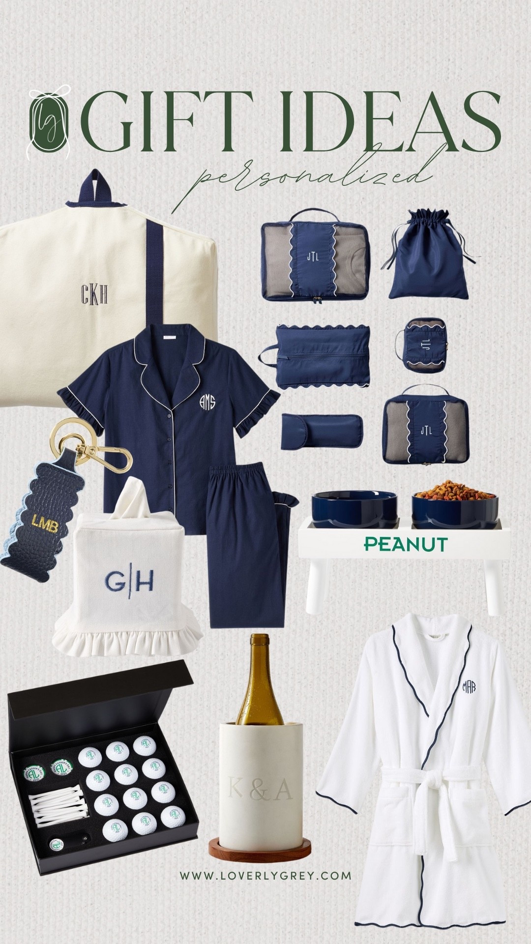 Personalized gift ideas that I am loving! Luxury items like a marble wine chillers and embroidered robe. I also think the keychain and tissue box case would make great stocking stuffers. 

#LTKGiftGuide #LTKSeasonal #LTKHoliday