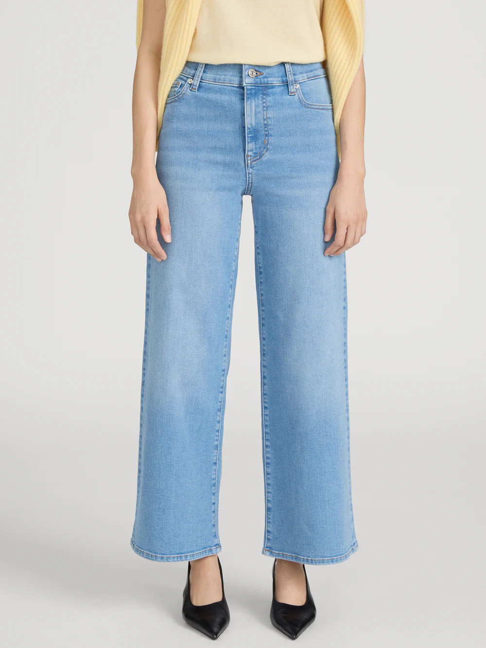 Le Pixie Slim Palazzo -- Honeymoon | Frame Denim