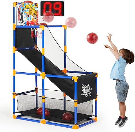 JOYIN Sports Toy LED Lightscore Arcade Basketball Game Set for Kids Ages 3–12– Includes Elect... | Amazon (US)
