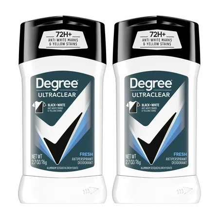 Degree Men UltraClear 72H Men's Antiperspirant Deodorant Stick, 2.7 oz Twin Pack | Walmart (US)
