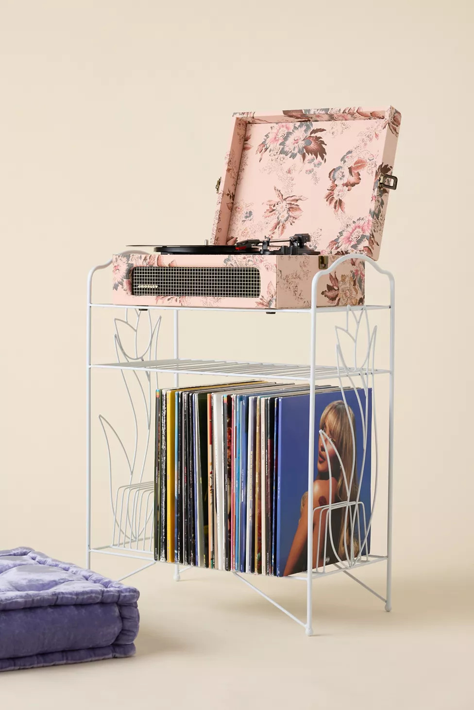Tulip Metal Vinyl Storage Rack | Urban Outfitters (US and RoW)
