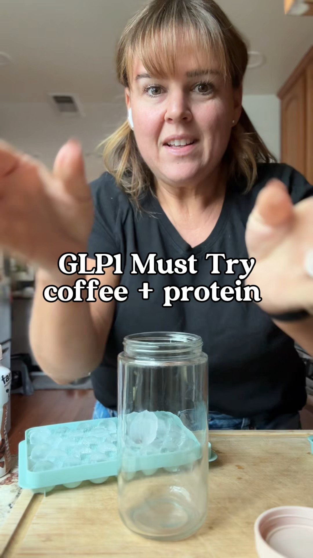 Here’s how I get my protein with my coffee as a sweet drink and pick me up during my day. It’s delicious, affordable and glp1 friendly. #glp1 #protein #coffee 

#LTKActive #LTKFindsUnder50