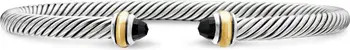 David Yurman Cable Classic Bracelet with 18K Gold & Semiprecious Stones, 4mm | Nordstrom | Nordstrom
