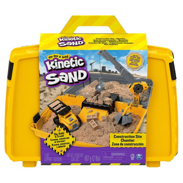 Kinetic Sand Construction Box Playset | argos.co.uk