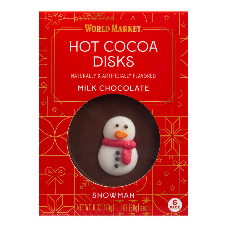 World Market Snowman Hot Cocoa Disks 6 Count | World Market