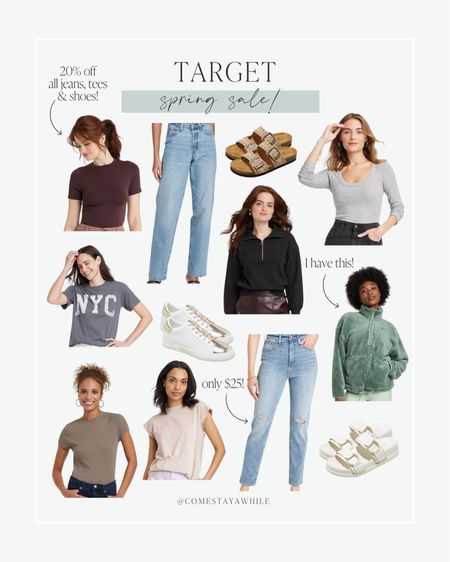 Target sale alert! Time to get ready for spring with all jeans, tees, and shoes 20% off for the whole family! 

#LTKsalealert #LTKstyletip #LTKSpringSale