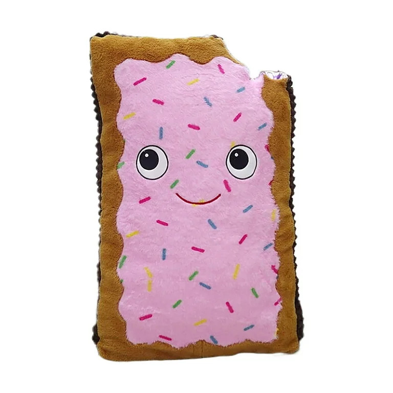 Jumbo Frosted Toaster Pastry Plush, Pink and White, 31", Valentine's Day by Way To Celebrate | Walmart (US)