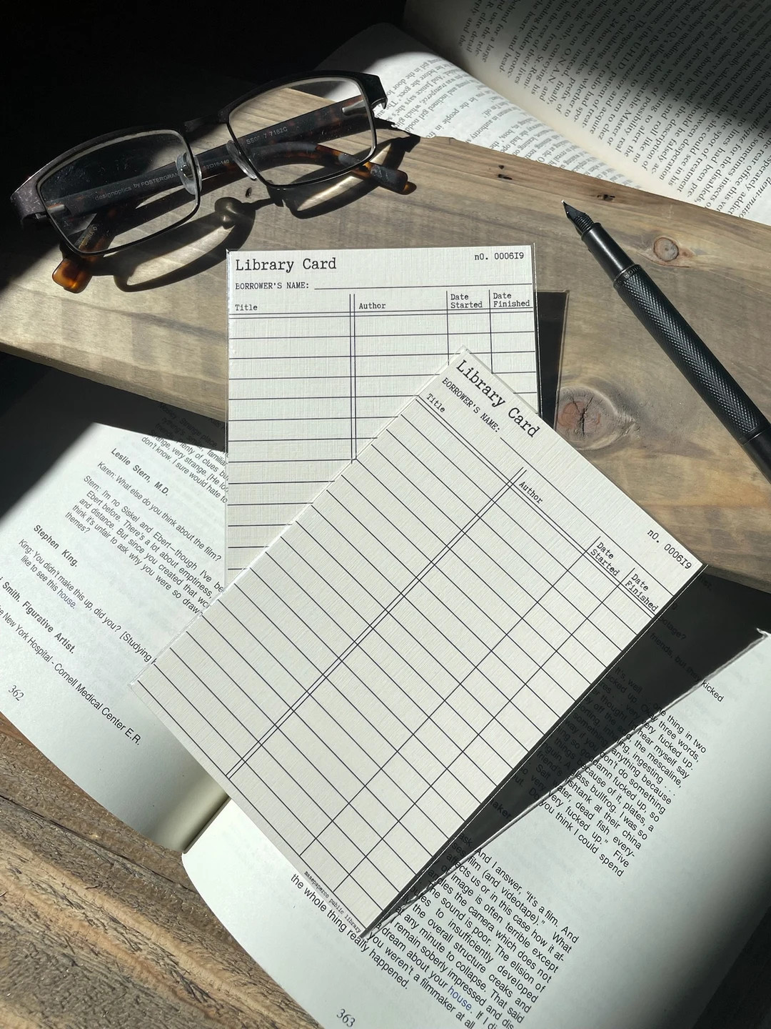 Library Card (undated) - Etsy | Etsy (US)