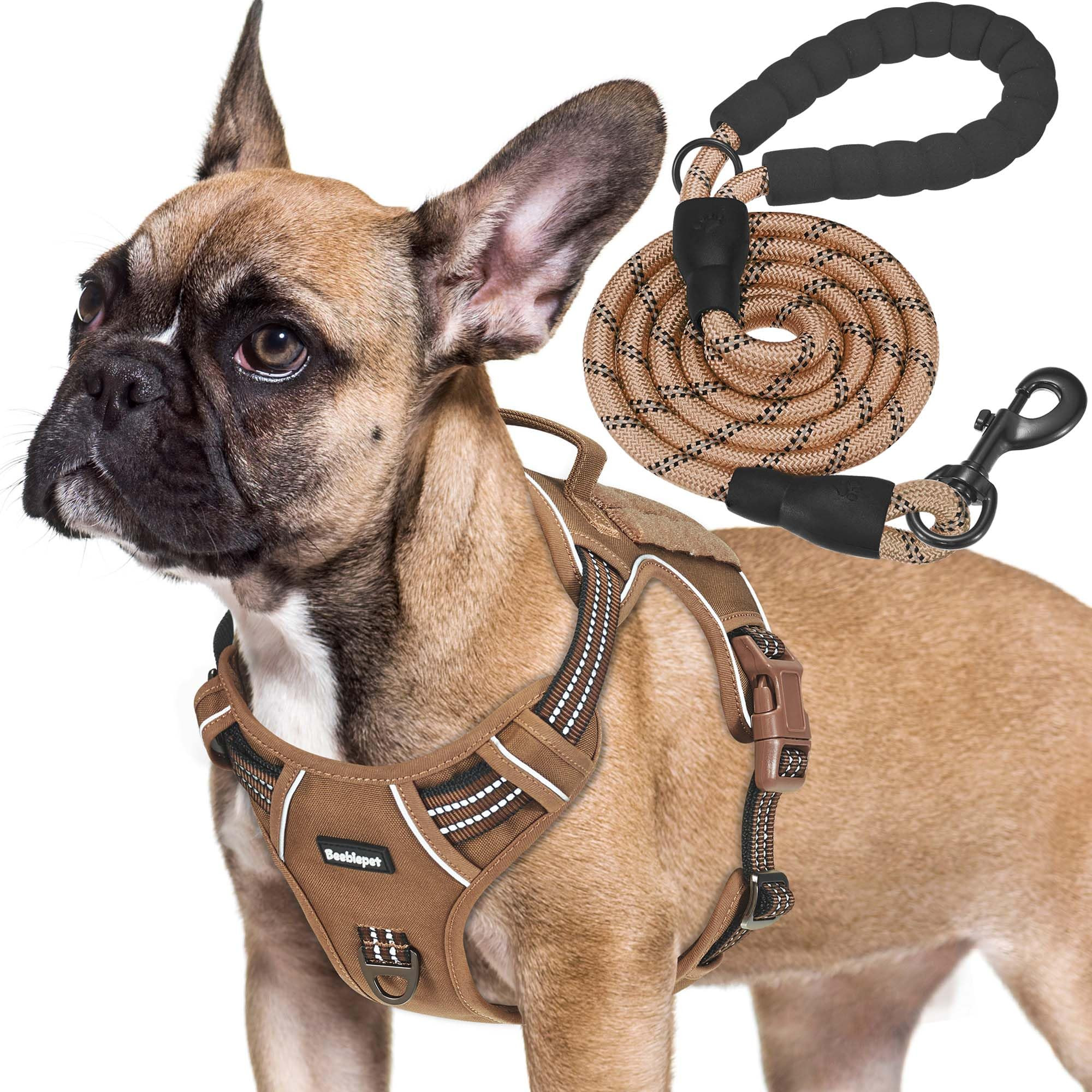 Heavy Duty Tactical Dog Harness for Small Dogs, No Pull Adjustable Pet Harness Reflective Service... | Amazon (US)