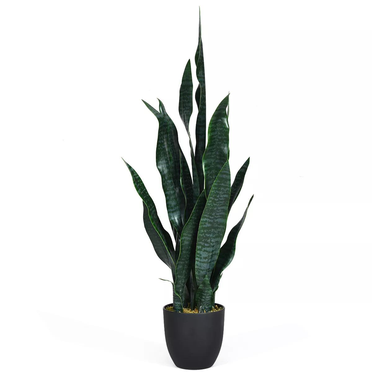 Tangkula 3FT Artificial Tiger Plant Faux Agave Fake Sansevieria for Indoor-Outdoor Decoration | Target