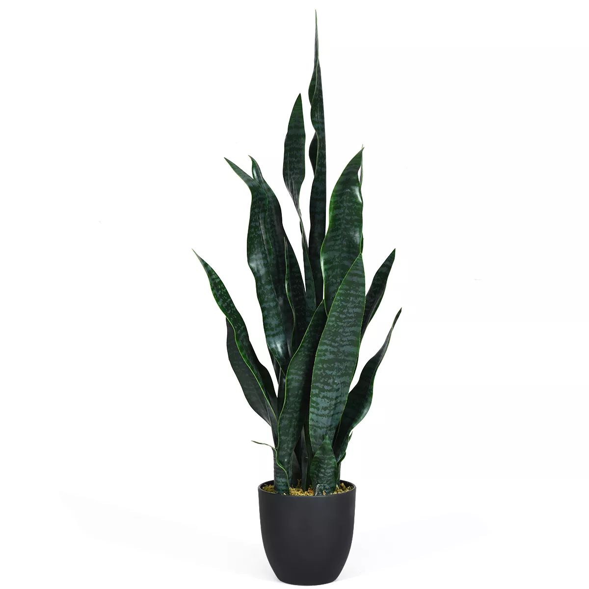 Costway Artificial Snake Plant 35.5''Fake Sansevieria Indoor-Patio Decor Green | Target