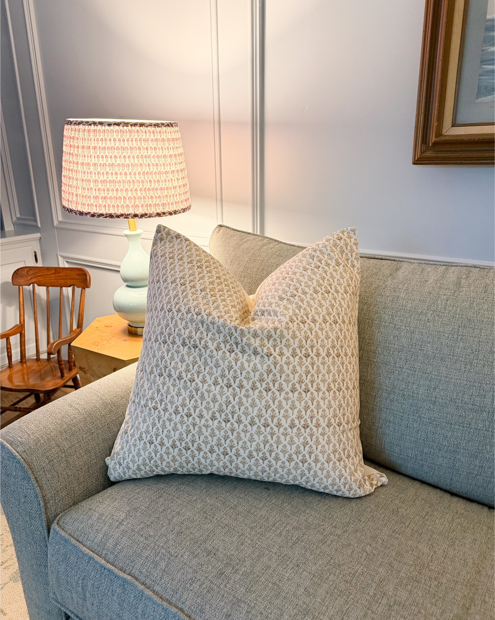 Impressed with quality of these block print pillow cases. Also linked the pillow inserts which give the perfect chop 

#LTKHome