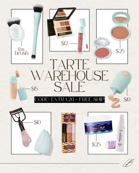Tarte warehouse sale! Extra 20% off sale prices and free shipping with code EXTRA20

#LTKunder100 #LTKsalealert #LTKbeauty