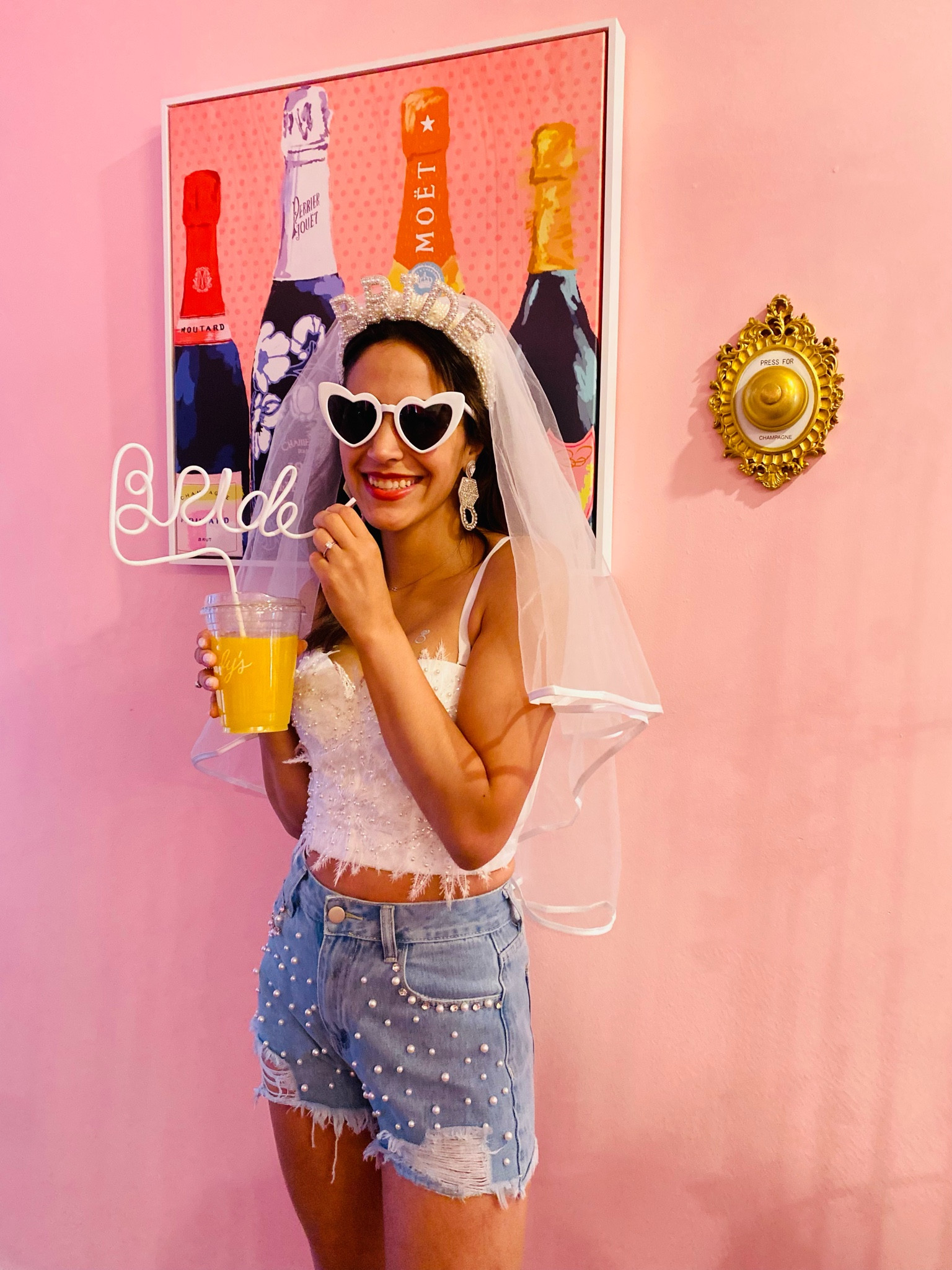 Bachelorette Party in New Orleans | bachelorette outfit | Bride to Be | pearls 

#LTKwedding